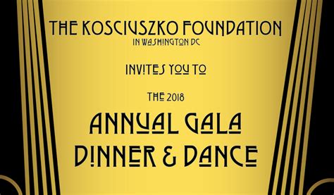kosciuszko foundation gala